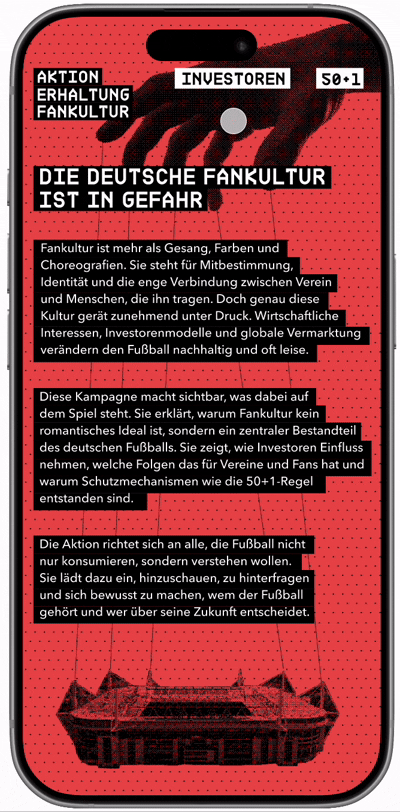 Website Handyaufnahme als GIF